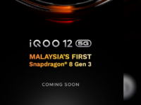 iQOO12大马发布大马首款Snapdragon8Gen3手机售价从RM3099起